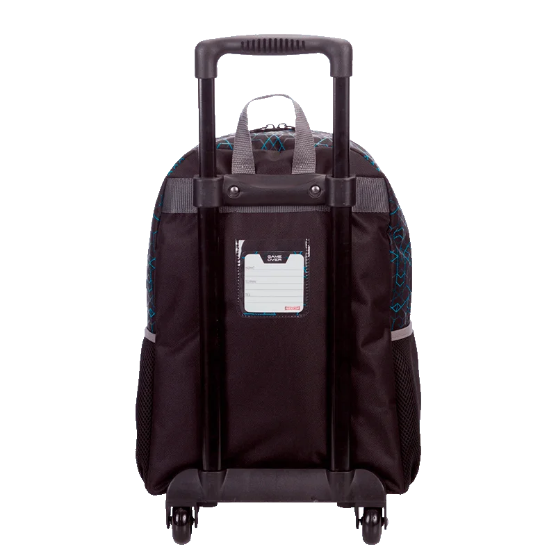 Mochila de Rodinhas Grande Sestini X Game Over - Colorido