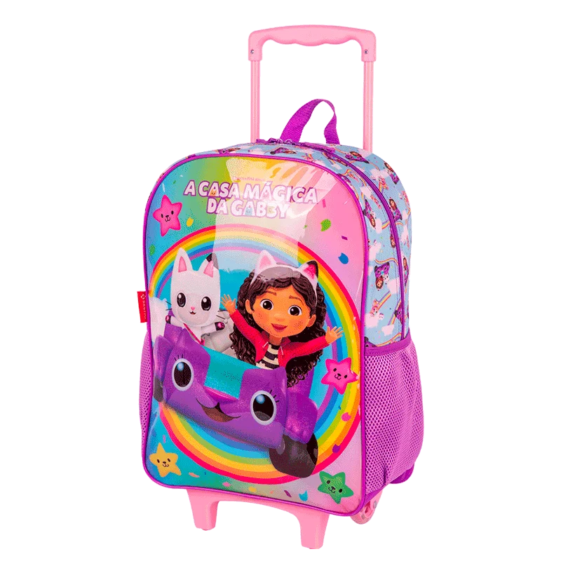 Mochilete Grande Gabby Rainbows - Colorido