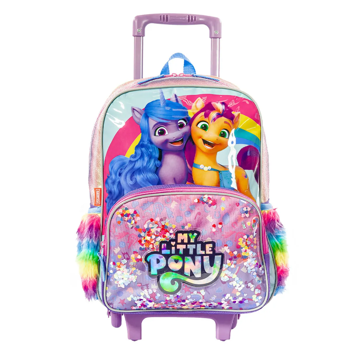 Mochilete Grande My Little Pony Confete - Colorido