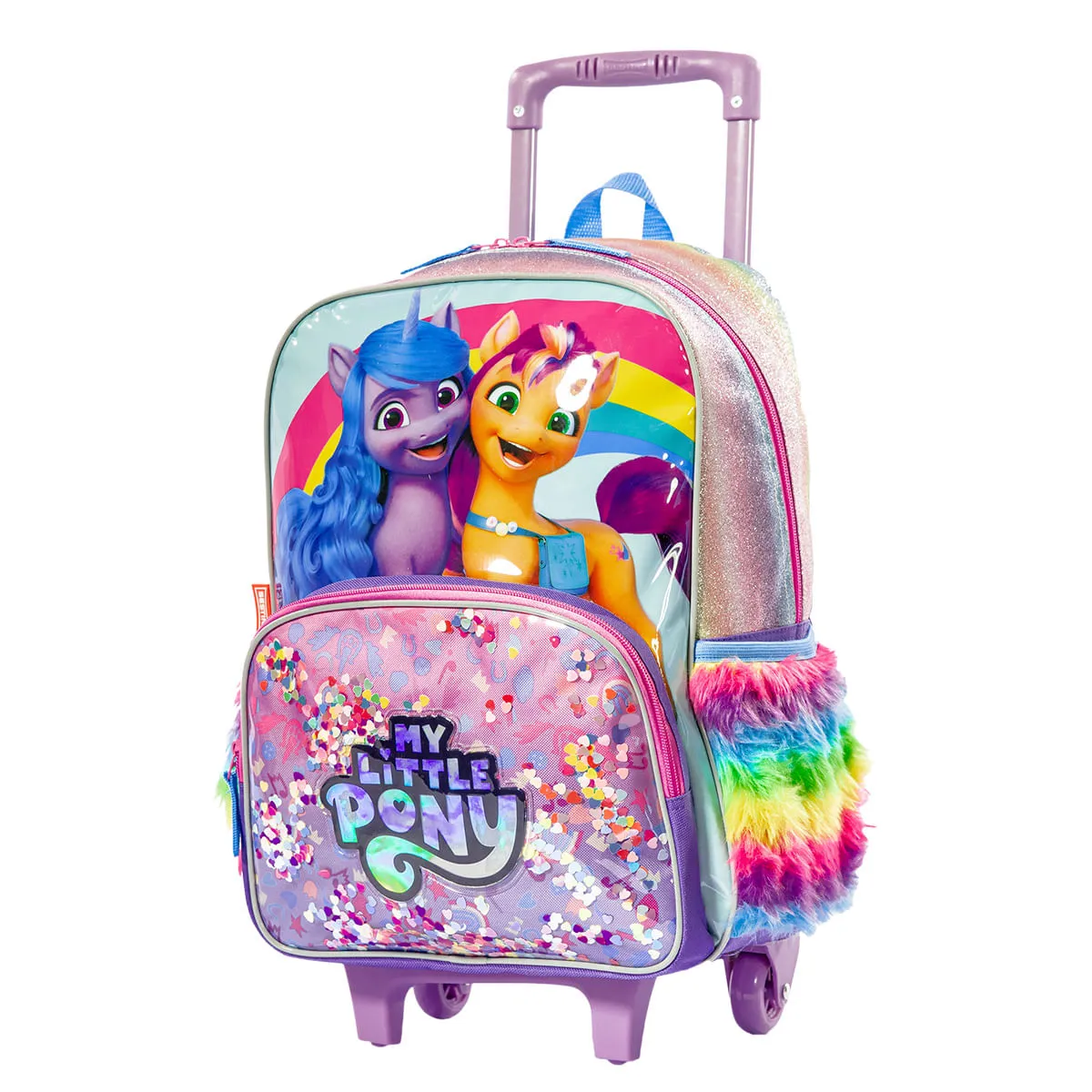 Mochilete Grande My Little Pony Confete - Colorido