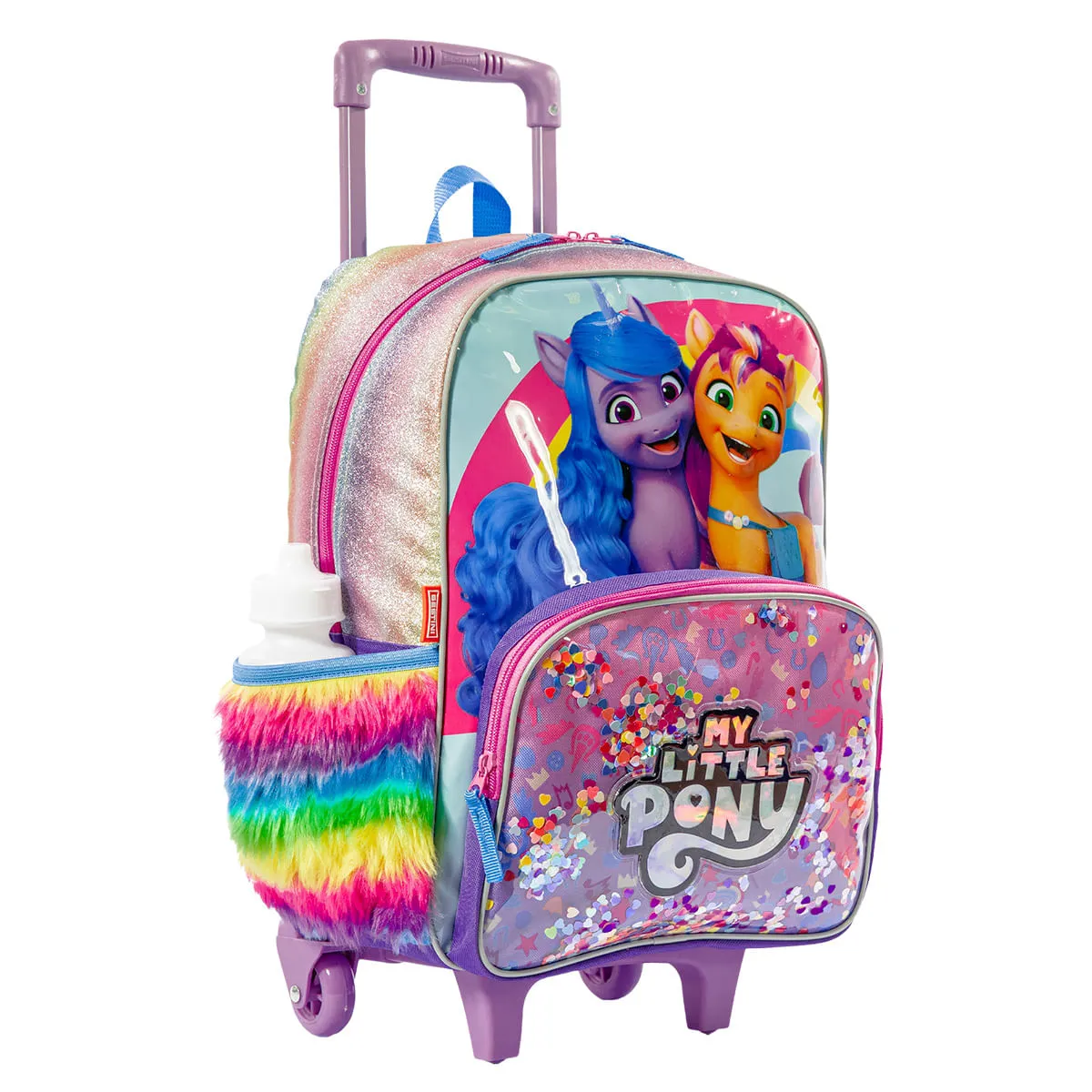 Mochilete Grande My Little Pony Confete - Colorido
