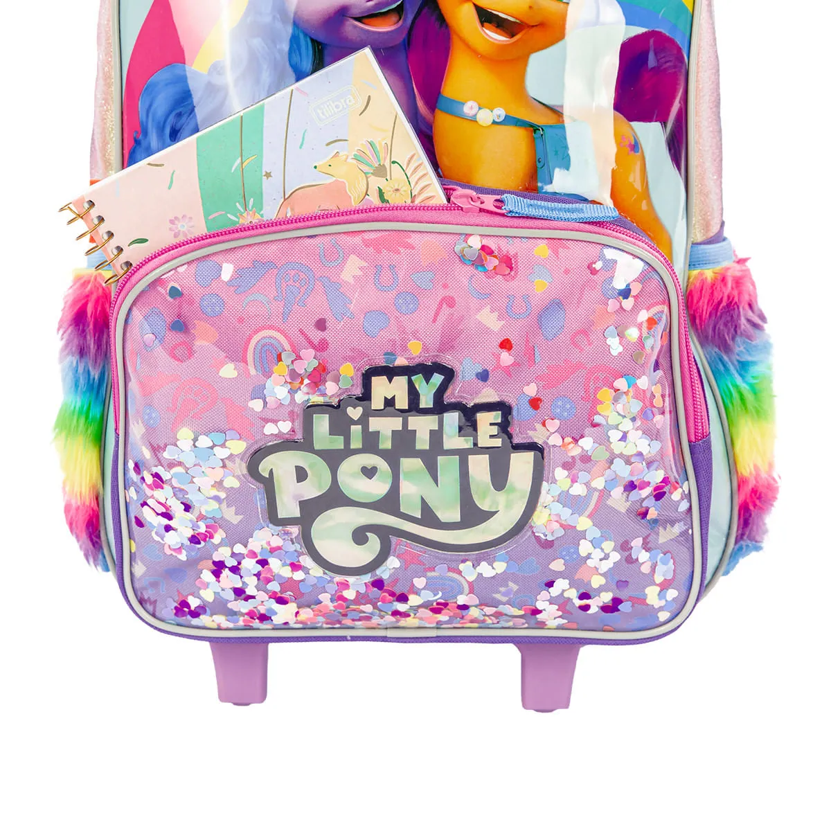 Mochilete Grande My Little Pony Confete - Colorido