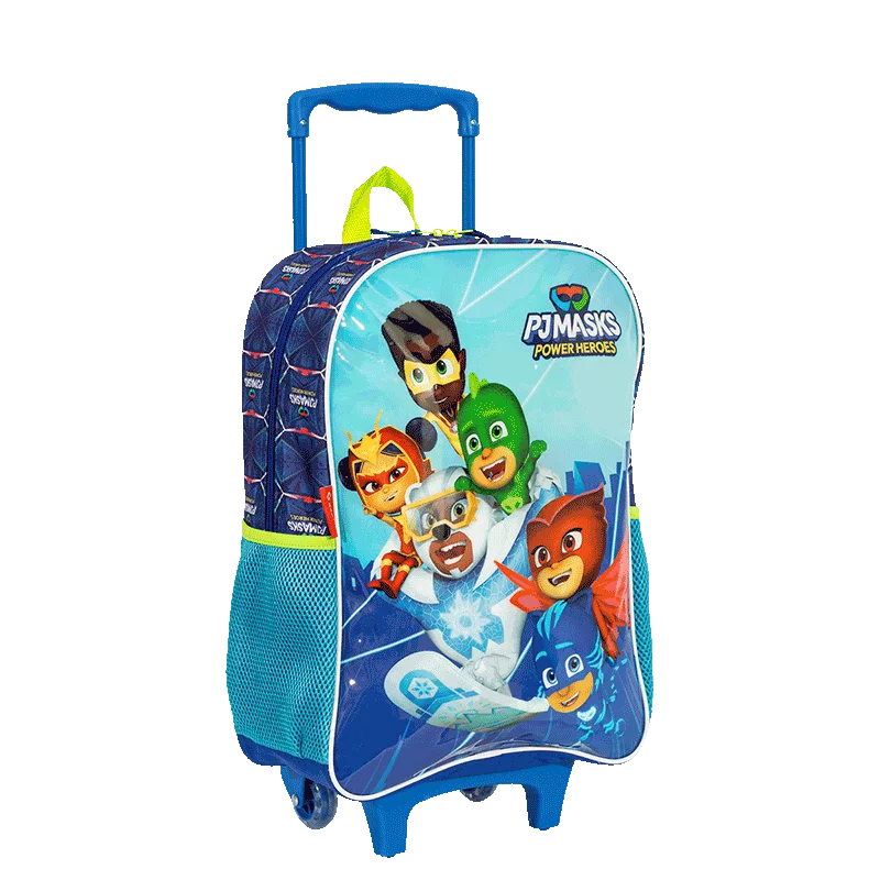 Mochilete Grande PJ Masks Power Heroes - Colorido