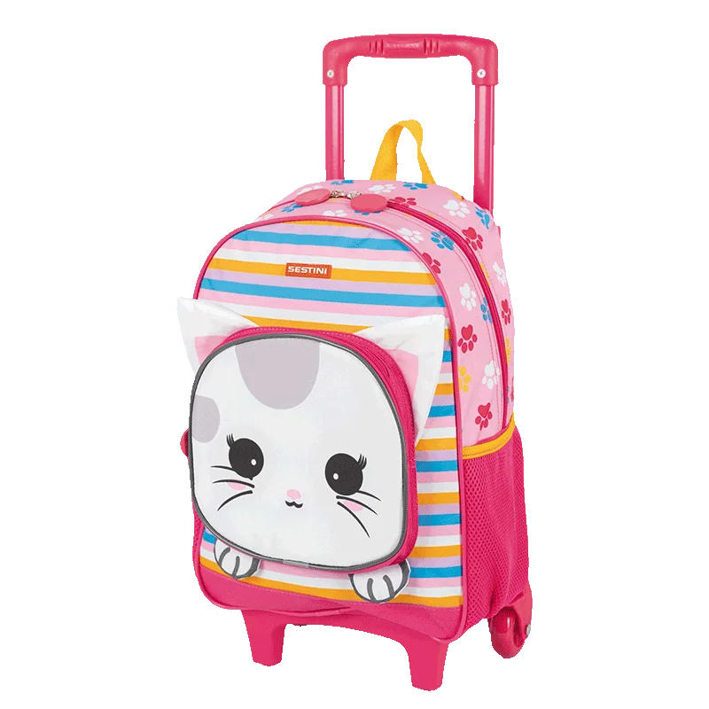 Mochilete Média Sestini Kids Cat 4 - Colorido