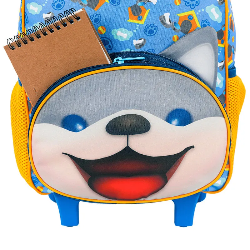 Mochilete Média Sestini Kids Dog 3 - Colorido