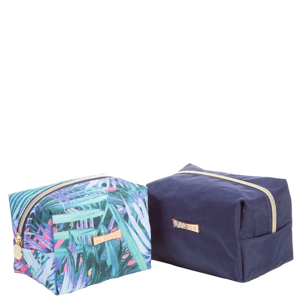 Necessaire 3 Peças Colorido - Folhas