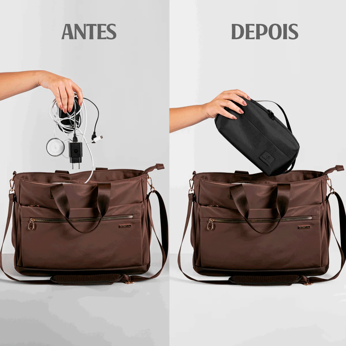 Necessaire Grande Organizador - Preto