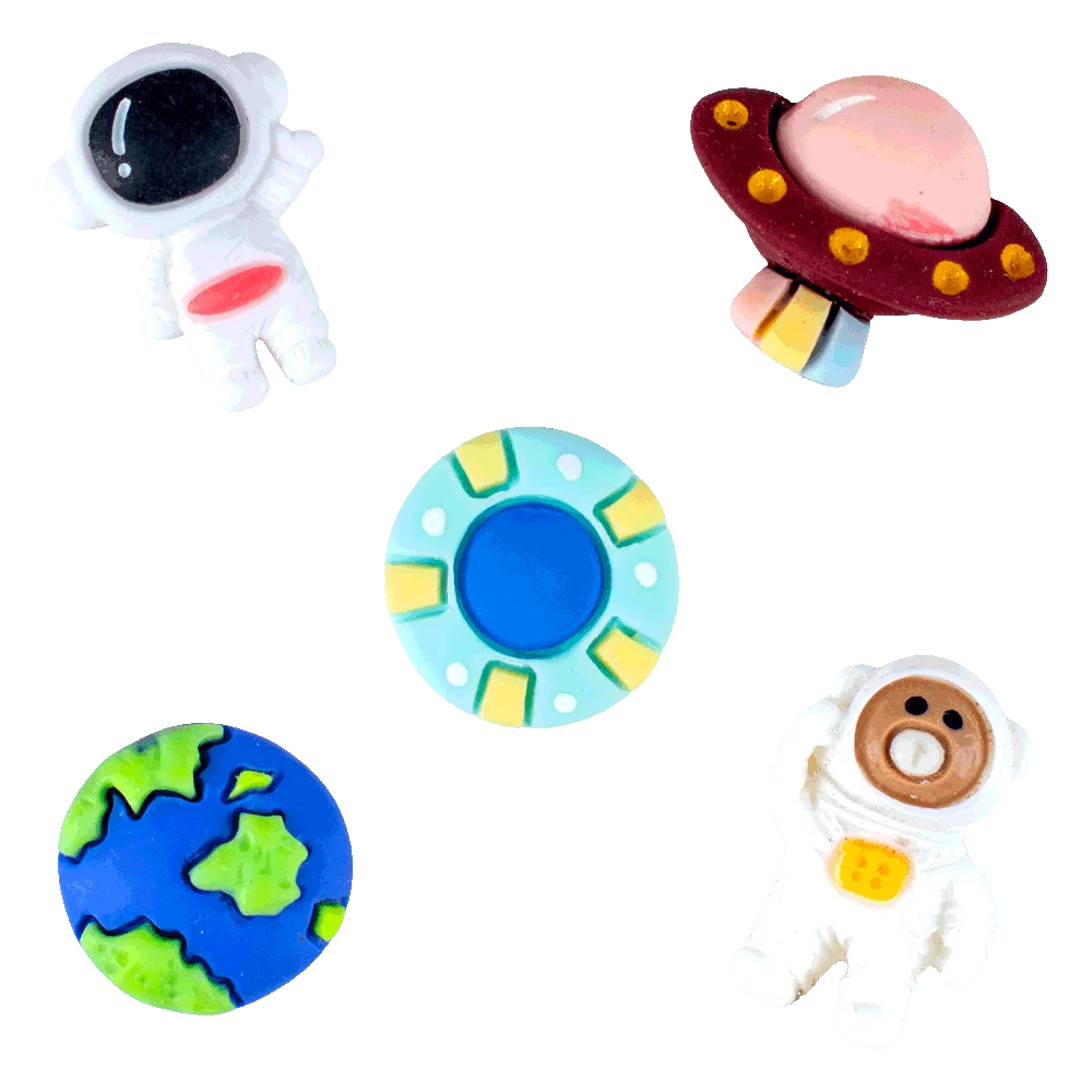 Peças 3D Decoração Sestini Studio - Astronautas